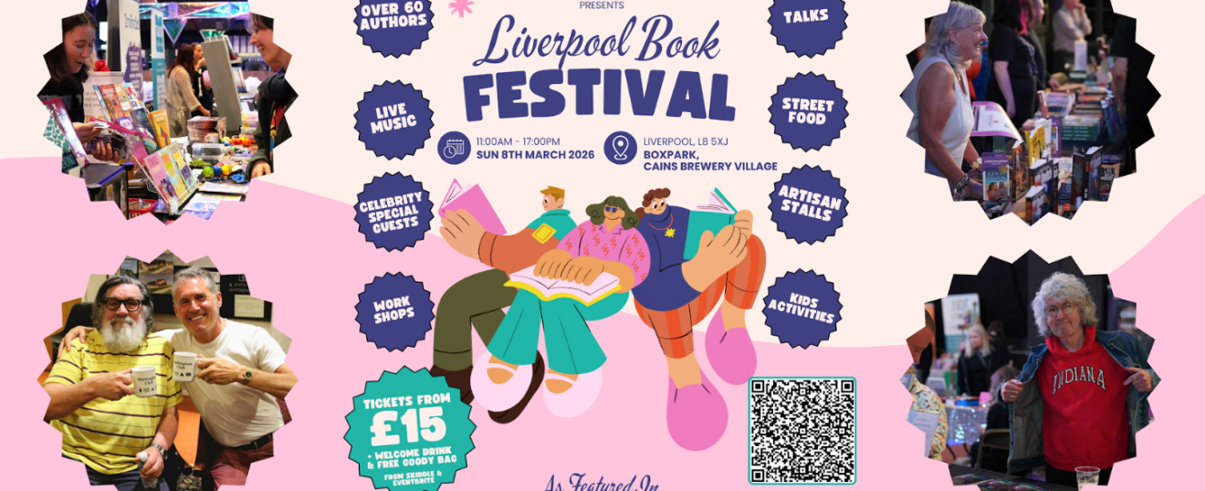 Liverpool Book Festival 2026: literature, the city and networking at BoxPark Liverpool on 8 March
